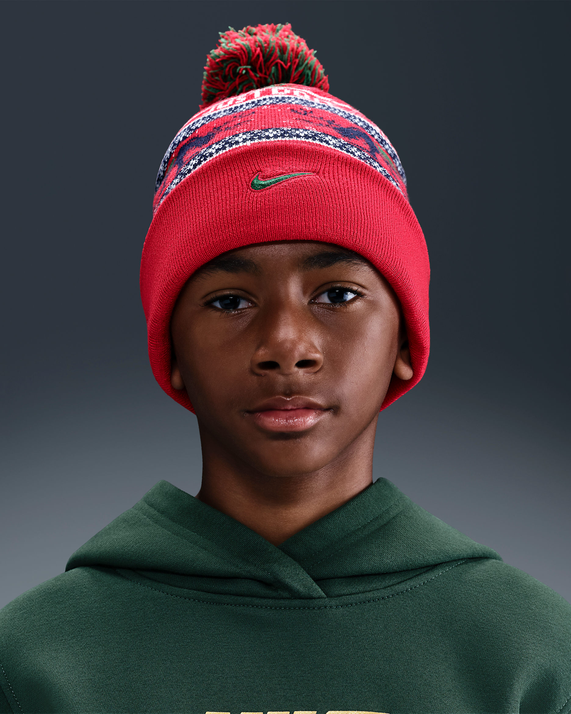 Nike Peak Older Kids' Standard Cuff Beanie. Nike BG